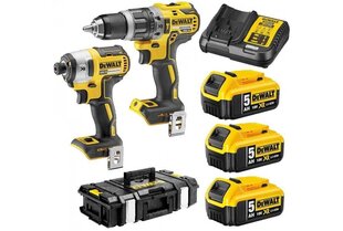 18В Combo DCK266P3: DCD796 + DCF887, 3x5,0 Ah, DeWalt цена и информация | Шуруповерты, дрели | kaup24.ee