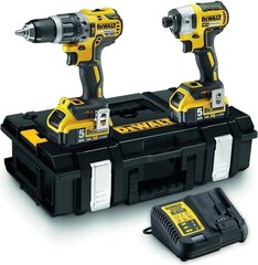 18V Combo DCK266P2: DCD796 + DCF887, 2x5,0 Ah, DeWalt цена и информация | Шуруповерты, дрели | kaup24.ee