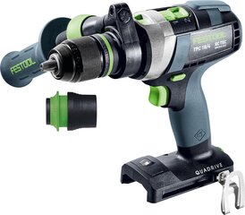 Аккумуляторная ударная дрель-шуруповёрт Festool, TPC 18/4 I-Basic QUADRIVE, 575604 цена и информация | Шуруповерты, дрели | kaup24.ee