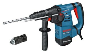 BOSCH puuri- ja vahetushaamer SDS-PLUS 800W 3,1J 3,6kg kohver + Lisa käepide GBH 3-28 DFR цена и информация | Перфораторы | kaup24.ee