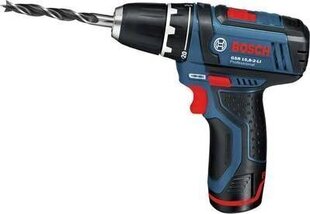 Аккумуляторная дрель -шуруповерт Bosch GSR 12V-15, 2 x 2.0Ah,  GAL 12V-20 цена и информация | Шуруповерты, дрели | kaup24.ee