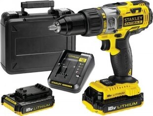 Аккумуляторная ударная дрель - шуруповерт Stanley FMC625D2 18V цена и информация | Шуруповерты, дрели | kaup24.ee