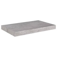 seinariiul, betoonhall, 50 x 23 x 3,8 cm MDF цена и информация | Полки | kaup24.ee