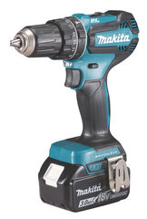 Аккумуляторная дрель Makita DHP485RFJ, 10,8 V цена и информация | Шуруповерты, дрели | kaup24.ee