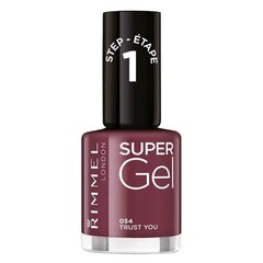 Rimmel London Super Gel STEP1 лак для ногтей 12 мл, 054 Trust You цена и информация | Лаки для ногтей, укрепители для ногтей | kaup24.ee