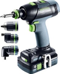 Аккумуляторная дрель-шуруповёрт Festool T 18+3 HPC 4,0 I-Set 576989 цена и информация | Шуруповерты, дрели | kaup24.ee