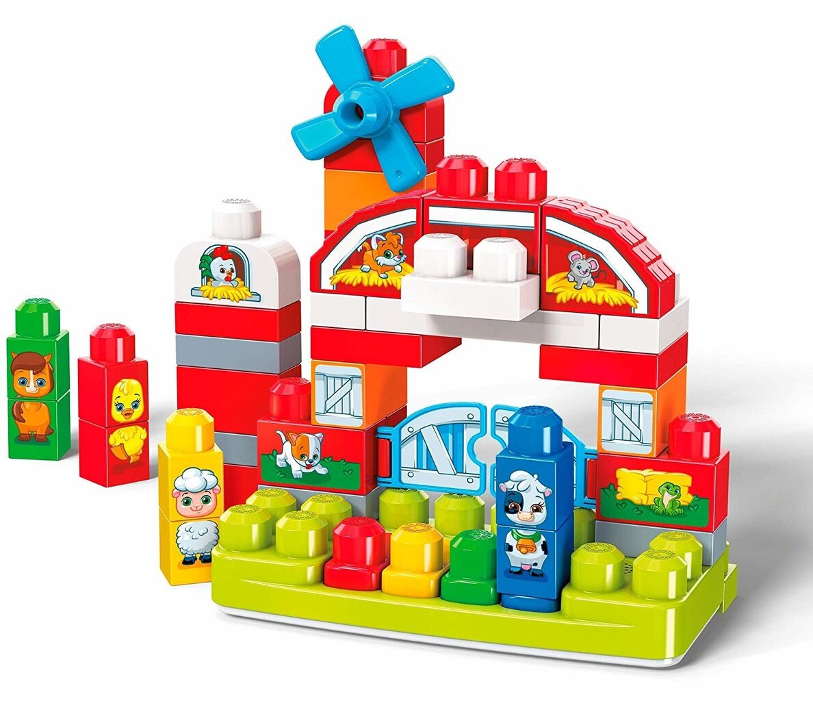 Klotsid Mega Bloks® "Muusikaline talu", 46-osaline, GCT50 hind ja info | Imikute mänguasjad | kaup24.ee