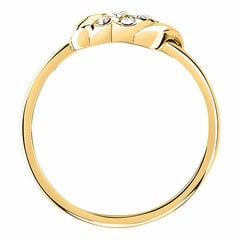 Morellato sõrmus Gold Plated Ring with Torchon SAWZ13 Crystals hind ja info | Sõrmused | kaup24.ee