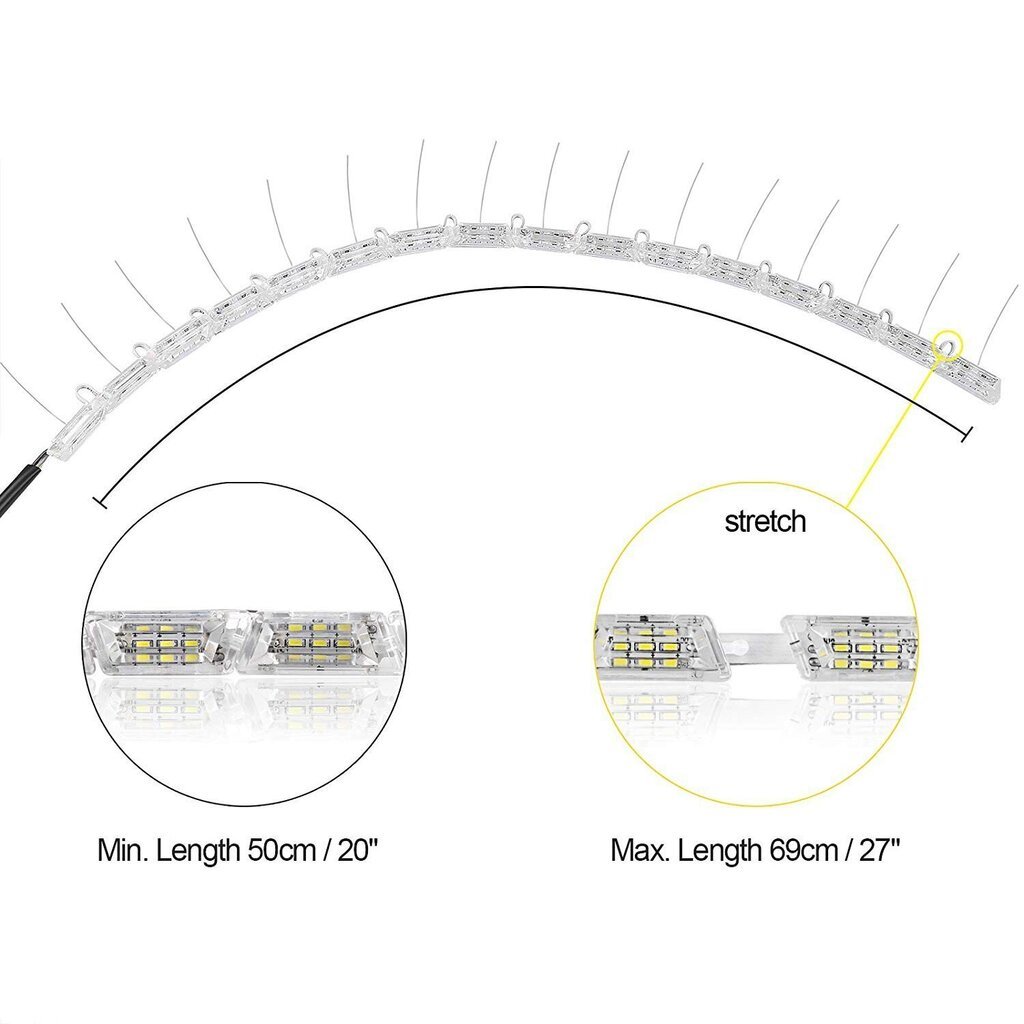 LED DRL-tuled + dünaamiline suunatulelatern 12V цена и информация | Autotuled | kaup24.ee