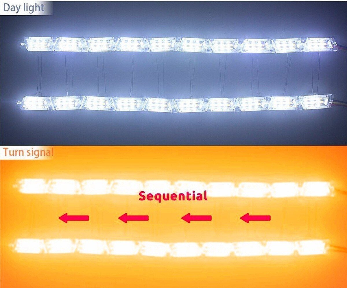 LED DRL-tuled + dünaamiline suunatulelatern 12V цена и информация | Autotuled | kaup24.ee