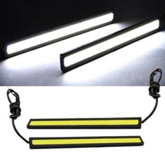 COB LED DRL LIGHTS 2x 1200lm дневной свет 12V цена и информация | Фары | kaup24.ee