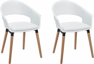 Комплект из 2-х стульев Alto, белый цена и информация | Стулья для кухни и столовой | kaup24.ee