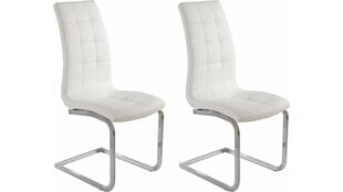 Набор их 2-х стульев Bruno, белый цена и информация | Стулья для кухни и столовой | kaup24.ee