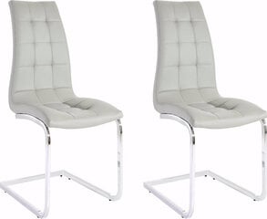 Комплект из 2 стульев Bruno, серый цена и информация | Стулья для кухни и столовой | kaup24.ee