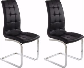 Комплект из 2 х стульев Bruno, черный цена и информация | Стулья для кухни и столовой | kaup24.ee