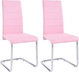 Toolide komplekt Amber 4 tk, roosa hind ja info | Söögilaua toolid, köögitoolid | kaup24.ee