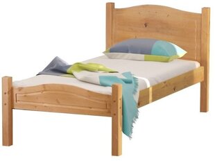 Кровать Barney, 90х200 см, светло-коричневая цена и информация | Кровати | kaup24.ee