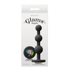 Glams ripple rainbow gem black цена и информация | Анальные игрушки | kaup24.ee