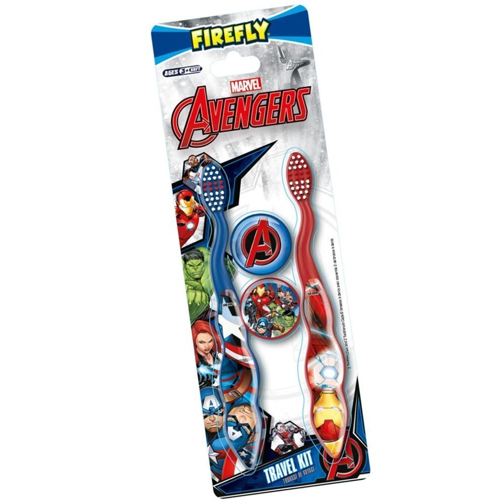 Hambaharjad lastele Firefly Marvel Avengers, 2 tk hind ja info | Suuhügieen | kaup24.ee