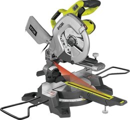 Торцовочная компактная пила с лезером RYOBI EMS254L цена и информация | Пилы, циркулярные станки | kaup24.ee