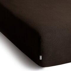 Хлопковая простыня AMBER CHOC 100-120x200 + 30 см цена и информация | Простыни | kaup24.ee