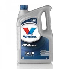 Mootoriõli Valvoline SYNPOWER FE 5W30, 5L цена и информация | Моторные масла | kaup24.ee