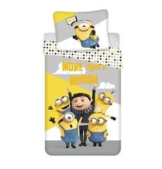 Laste voodipesukomplekt Minions, 140 x 200 cm, 2-osaline hind ja info | Beebide ja laste voodipesu | kaup24.ee