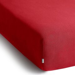 Хлопковая простыня AMBER RED 200-220x200 + 30 см цена и информация | Простыни | kaup24.ee