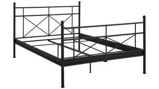 Кровать Tanja, 160x200 см, черная цена и информация | Кровати | kaup24.ee