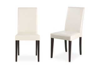 Комплект из 2-х стульев Liva Creme, кремового/темно-коричневого цвета цена и информация | Стулья для кухни и столовой | kaup24.ee