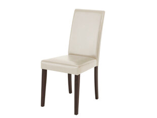 Комплект из 2-х стульев Liva Creme, кремового/темно-коричневого цвета цена и информация | Стулья для кухни и столовой | kaup24.ee