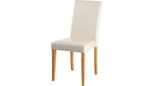 Комплект из 2-х стульев Liva Creme, кремового/светло-коричневого цвета цена и информация | Стулья для кухни и столовой | kaup24.ee