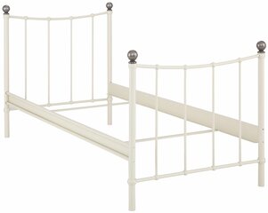 Кровать Merkur 90х200 см, белая цена и информация | Кровати | kaup24.ee