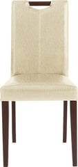 Комплект из 2-х стульев Sawyer PU, песочного/коричневого цвета цена и информация | Стулья для кухни и столовой | kaup24.ee
