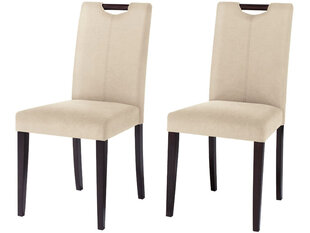 Комплект из 2-х стульев Sawyer, песочного/черного цвета цена и информация | Стулья для кухни и столовой | kaup24.ee