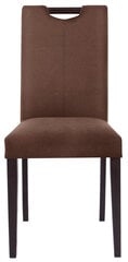 Комплект из 2-х стульев Sandra, коричневый/черный цена и информация | Стулья для кухни и столовой | kaup24.ee