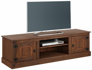 Телевизионный столик Alfredo, коричневый цена и информация | Тумбы под телевизор | kaup24.ee