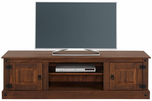 Телевизионный столик Alfredo, коричневый цена и информация | Тумбы под телевизор | kaup24.ee