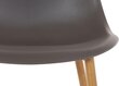 Toolide komplekt Miller PU 2 tk, hall цена и информация | Söögilaua toolid, köögitoolid | kaup24.ee