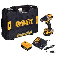 Аккумуляторная дрель DCD805P2T, бесщеточная, 18 В/5,0 Ач, DeWalt цена и информация | Шуруповерты, дрели | kaup24.ee