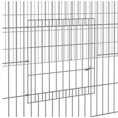 4 paneeliga jänesepuur, 433x109x54 cm, tsingitud raud цена и информация | Клетки и аксессуары для грызунов | kaup24.ee