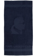 Karl Lagerfeld rannarätik 170x95 cm, navy hind ja info | Rätikud, saunalinad | kaup24.ee