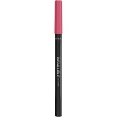 Подводка для губ Infaillible L'Oreal Make Up: Цвет - 102-darling pink цена и информация | Помады, бальзамы, блеск для губ | kaup24.ee