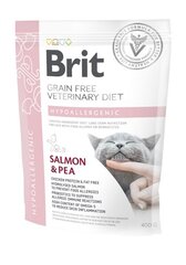 Brit GF Veterinary Diets Cat Hypoallergenic сухой корм для кошек-аллергиков, 0,4 кг цена и информация | Сухой корм для кошек | kaup24.ee