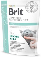 Brit GF Veterinary Diets Cat Struvite kuivtoit kuseteede haigustega kassidele, 0,4 kg hind ja info | Kuivtoit kassidele | kaup24.ee