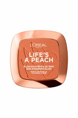 Румяна L'Oreal Paris Life's A Peach, 9 г цена и информация | Бронзеры (бронзаторы), румяна | kaup24.ee