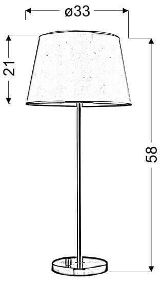 Laualamp Candellux Ibis hind ja info | Laualambid | kaup24.ee