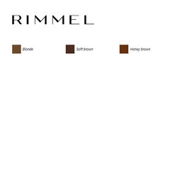 Карандаш для бровей Brow Pro Micro Precision Rimmel London: цвет - 004-dark brown цена и информация | Карандаши, краска для бровей | kaup24.ee