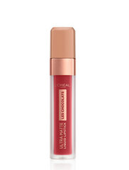 Жидкая ультра-матовая помада для губ L'Oreal Paris Les Chocolats Ultra Matte 7.6 мл, 864 Tasty Ruby цена и информация | Помады, бальзамы, блеск для губ | kaup24.ee