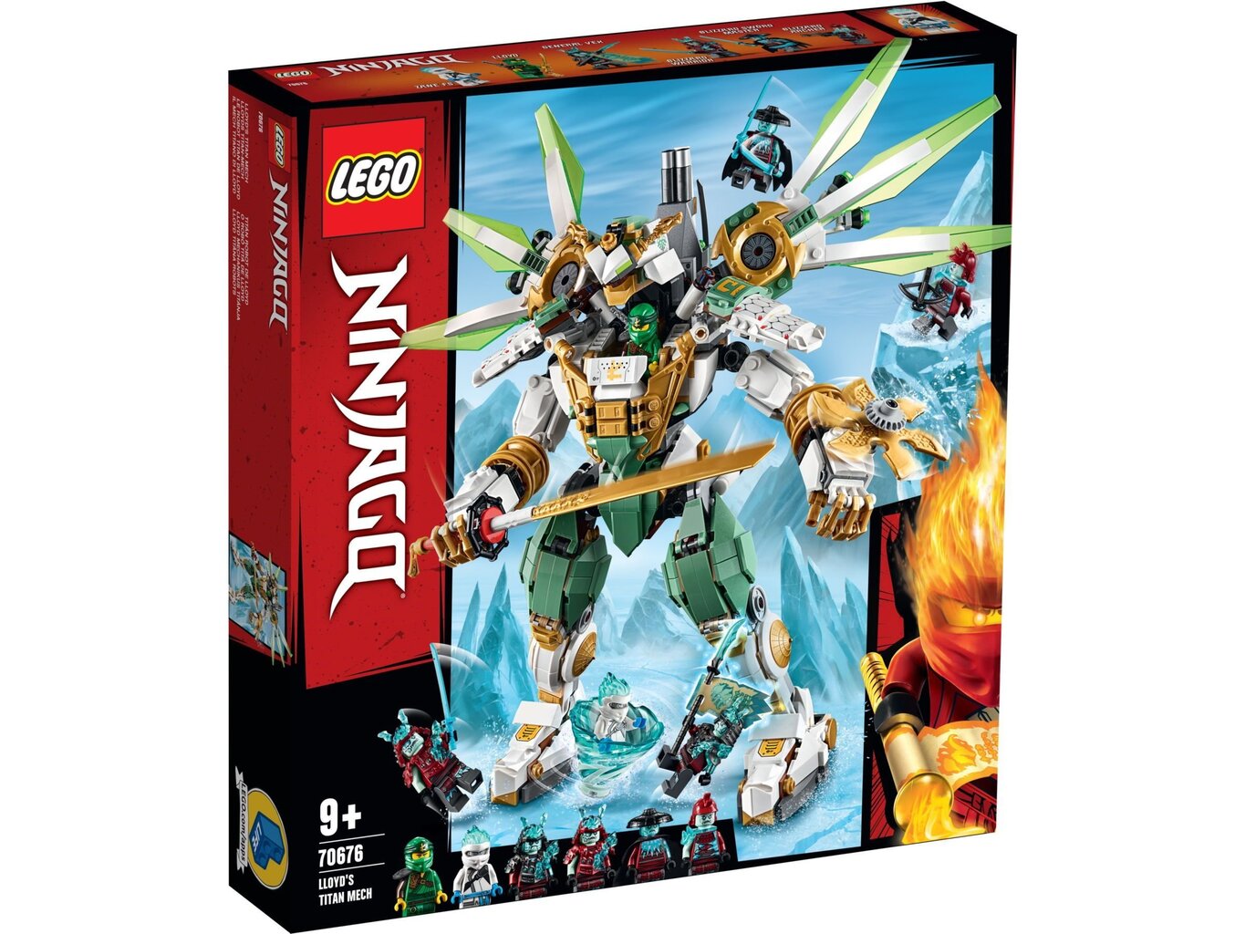 70676 LEGO® NINJAGO Lloydi titaanrobot цена и информация | Klotsid ja konstruktorid | kaup24.ee